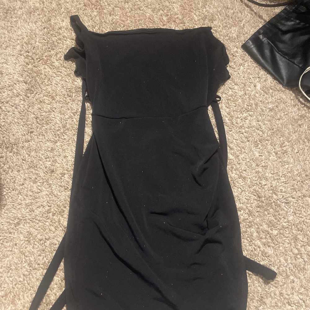 Black Sparkle Party/Homecoming Dress